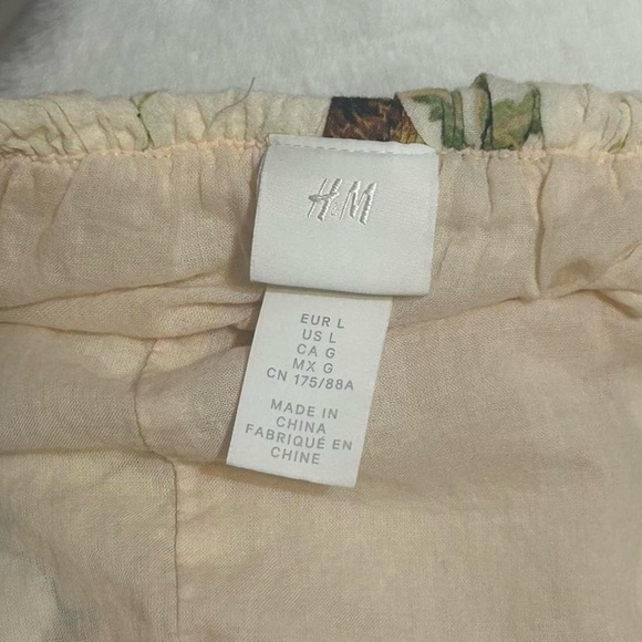 Cottagecore cream and yellow floral midi skirt - Picture 4 of 4